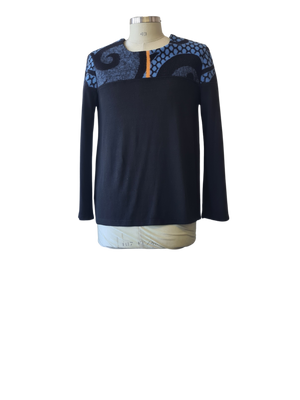 Navy Blue Kobo Long Sleeve