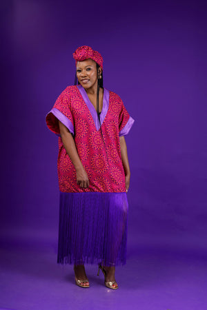 Rakhali Tassel Dress by Thethana