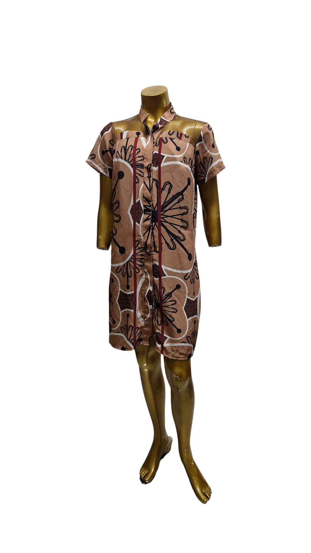 Toffee Print Shift Dress