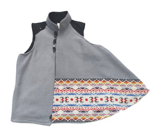 Grey Basotho Samurai Vest