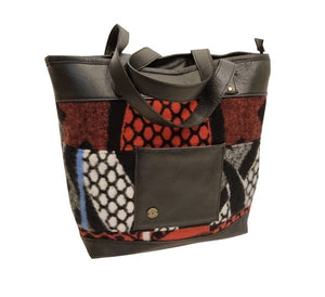 Kobo and Leather Tote Bag